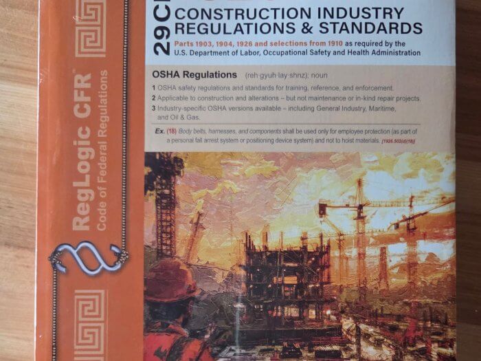 Code of Federal Regulations, (OSHA) 29 Part 1926, July 1, 2025 [OSHA Construction Industry Regulations & Standards]